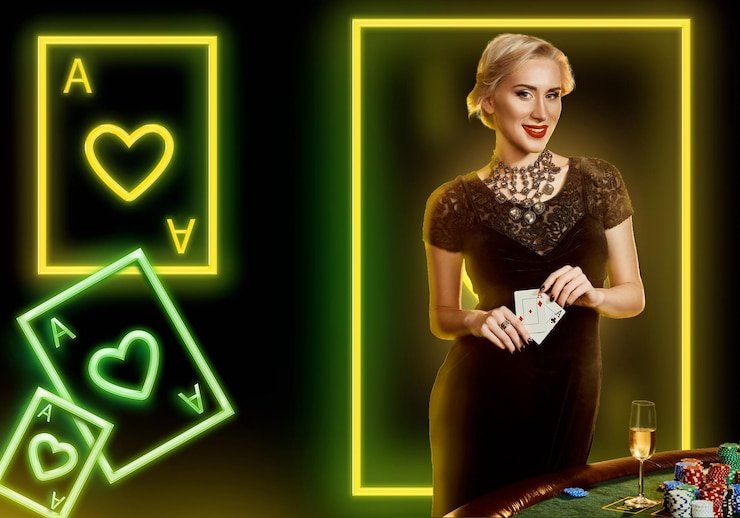 result lotto Teen Patti live table with professional dealer dealing three cards